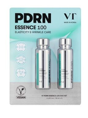 VT PDRN  Essence 100 Elasticity and Wrinkle Care, 2 X  1.69 oz (50ml X 2) sealed